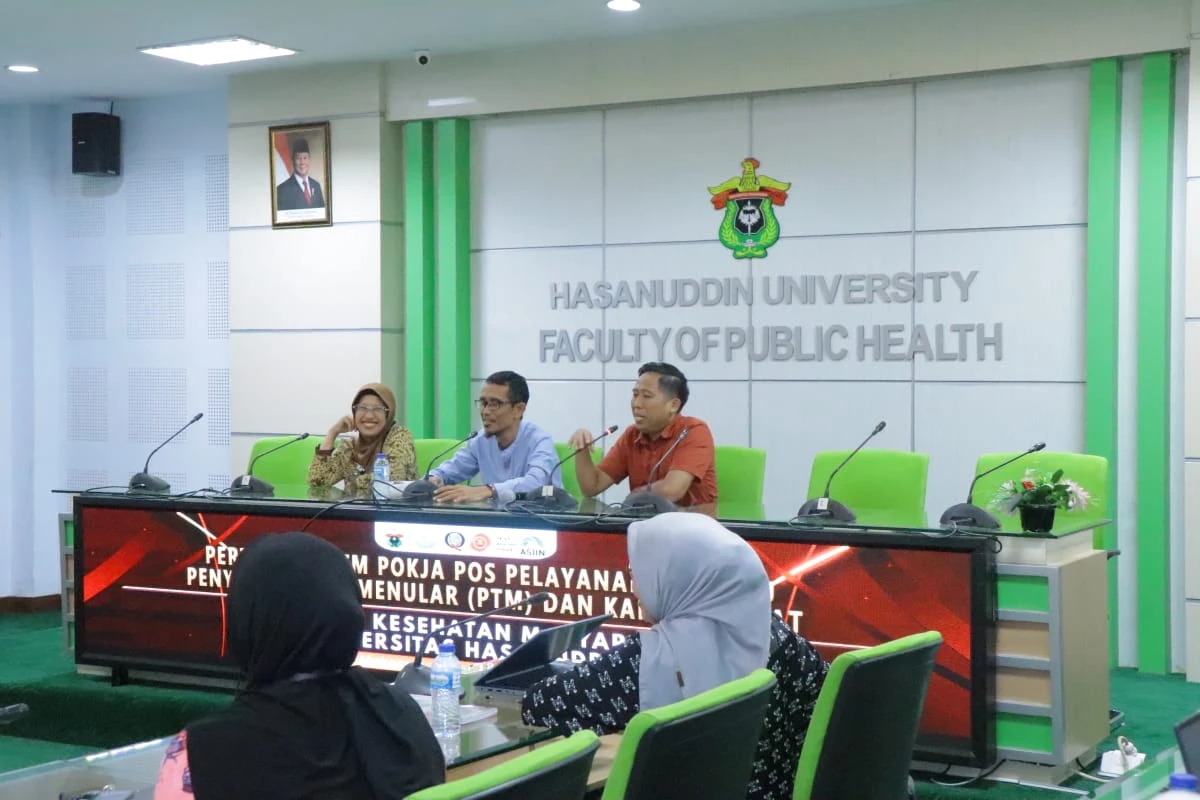 Masa depan kampus yang lebih sehat dan berkelanjutan sedang dirancang! FKM Unhas melalui Program Kampus Sehat 2025 berkomitmen penuh pada Tujuan Pembangunan Berkelanjutan. Kredit: FKM Unhas.